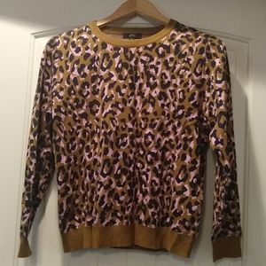 Animal print sweater